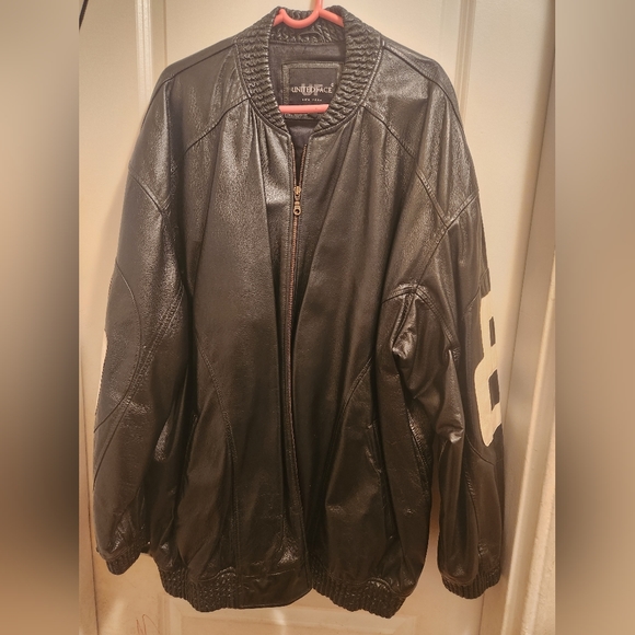 United Face 8 Ball Genuine Leather Jacket - Picture 2 of 4